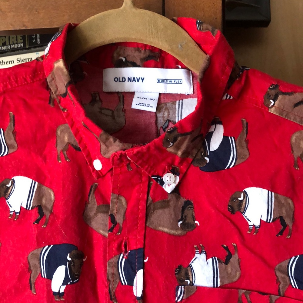 Boys Old Navy Buffalo button up